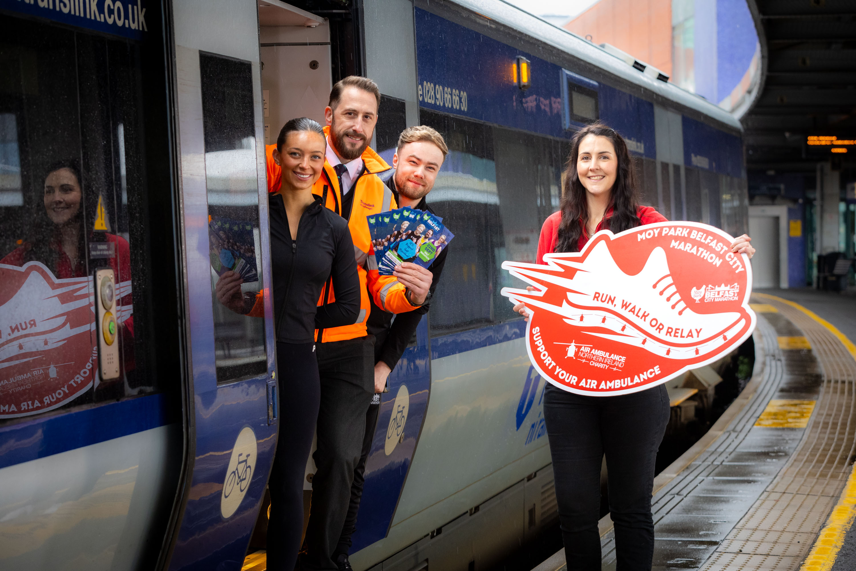 Runners Gear Up for Moy Park Belfast City Marathon as Translink Announce Early Trains for Race Day 